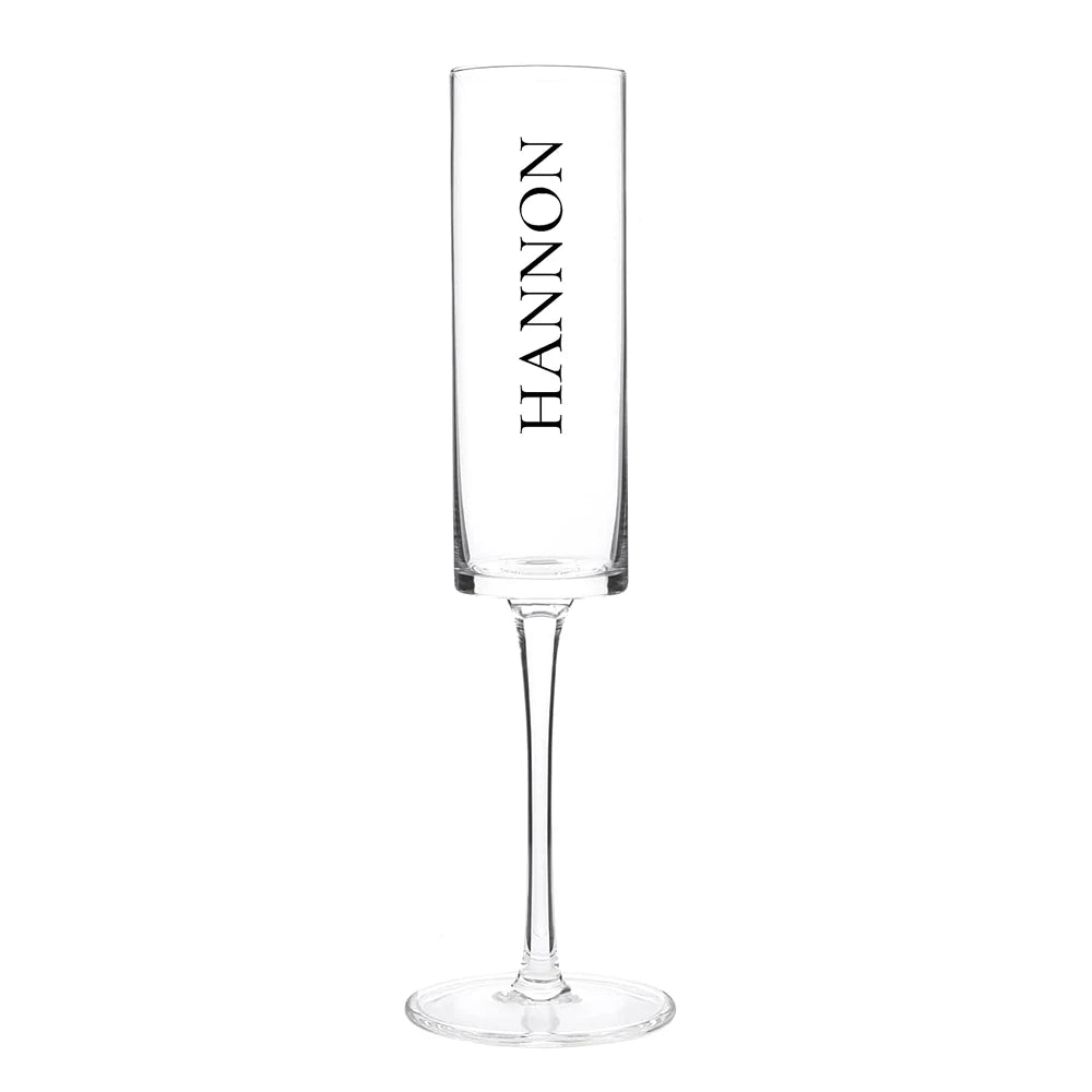 Flûte à Champagne Personnalisée Gravée Prénoms et Date