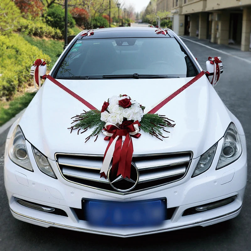 Kit Décoration Voiture Mariage Complet