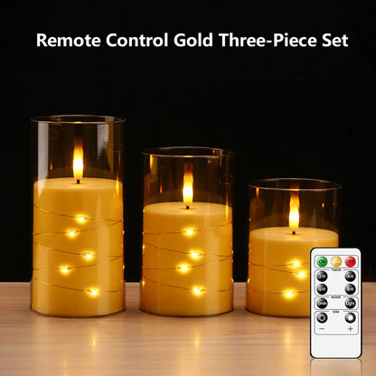 Bougies LED à Télécommande Mariage