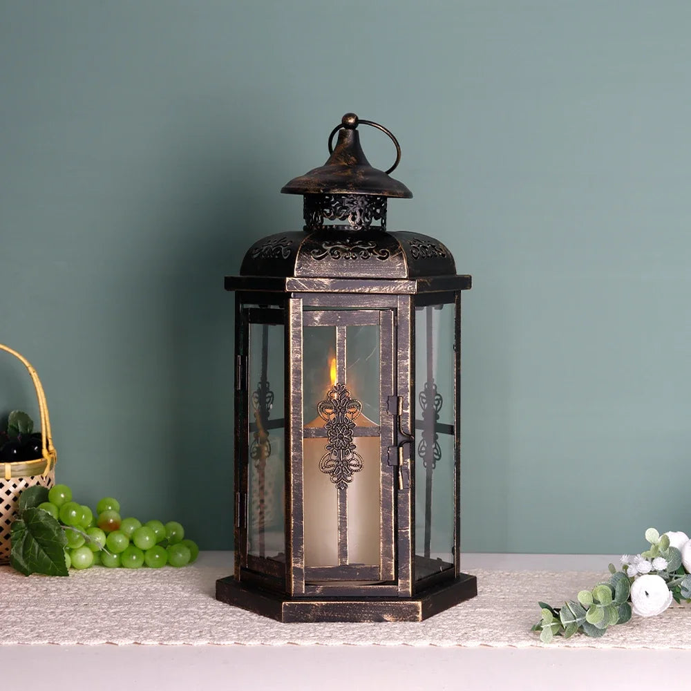 Lanterne mariage vintage en métal — vue 4