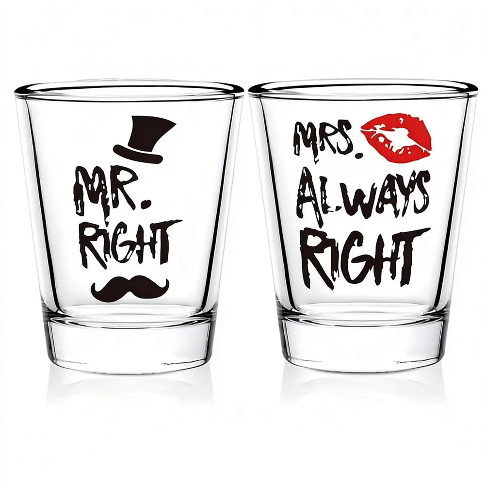 Verres à shot mariage humoristiques