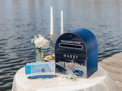 Urne mariage personnalisée boîte aux lettres