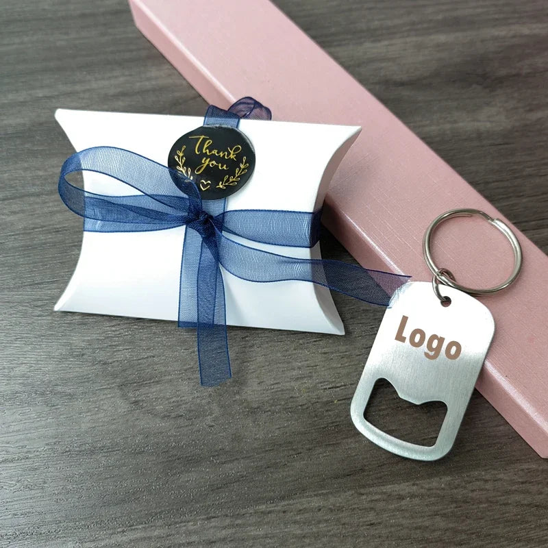 Cadeau Invité Mariage Porte-clés Décapsuleur Personnalisé