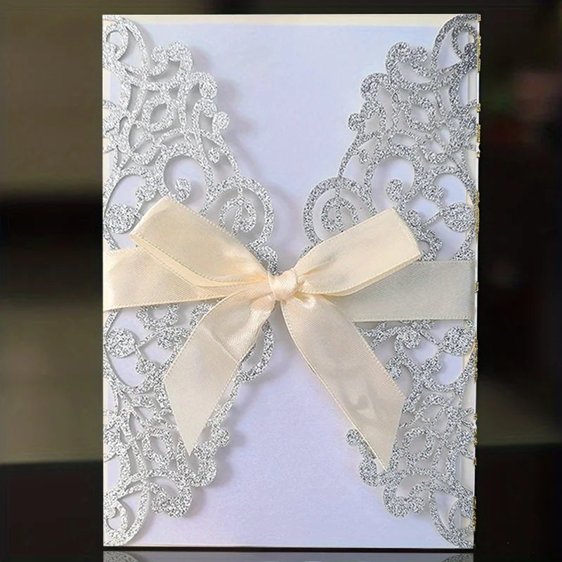 Faire-Part Mariage Découpe Laser Élégant — vue 9