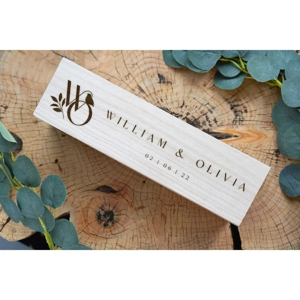 Boîte à vin mariage personnalisée — vue 12