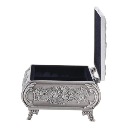 Boîte Alliance Mariage Vintage Fleurie