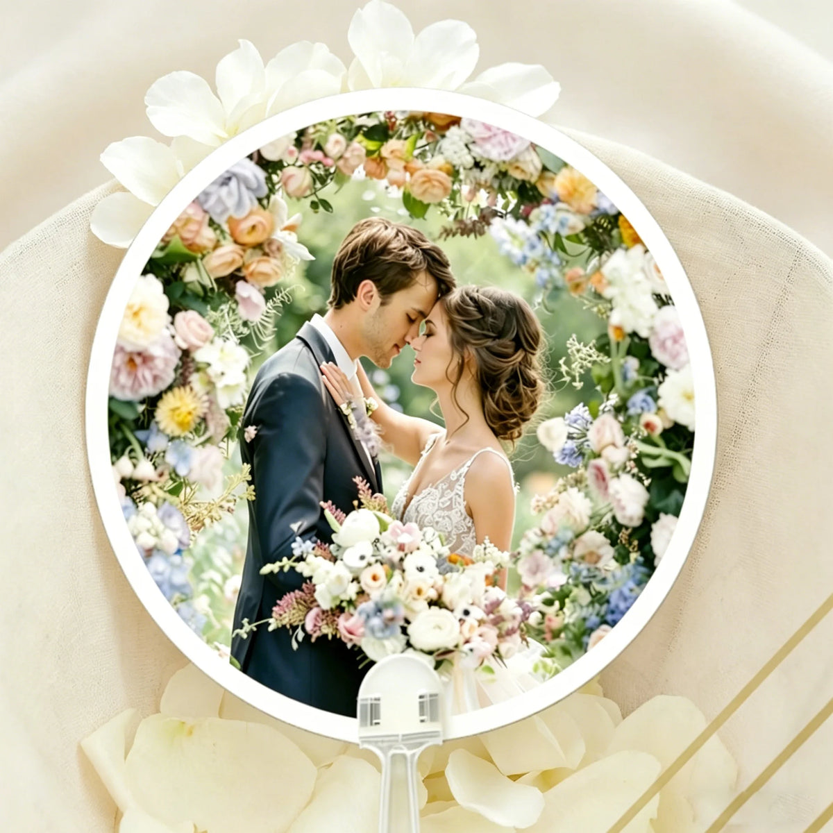 Éventail mariage personnalisé photo — vue 5