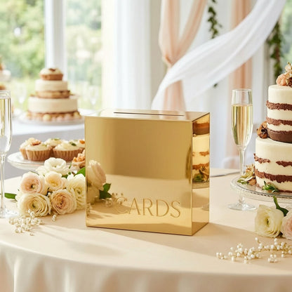 Urne mariage acrylique carrée moderne