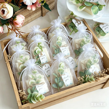 Mini Savons Blancs Invités Mariage