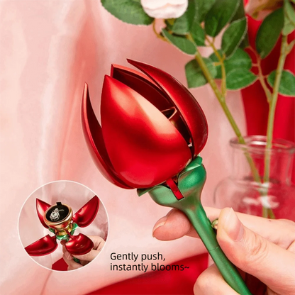 Boîte alliance en forme de rose — vue 3