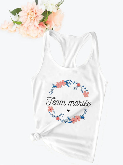 Débardeur EVJF mariée et sa team
