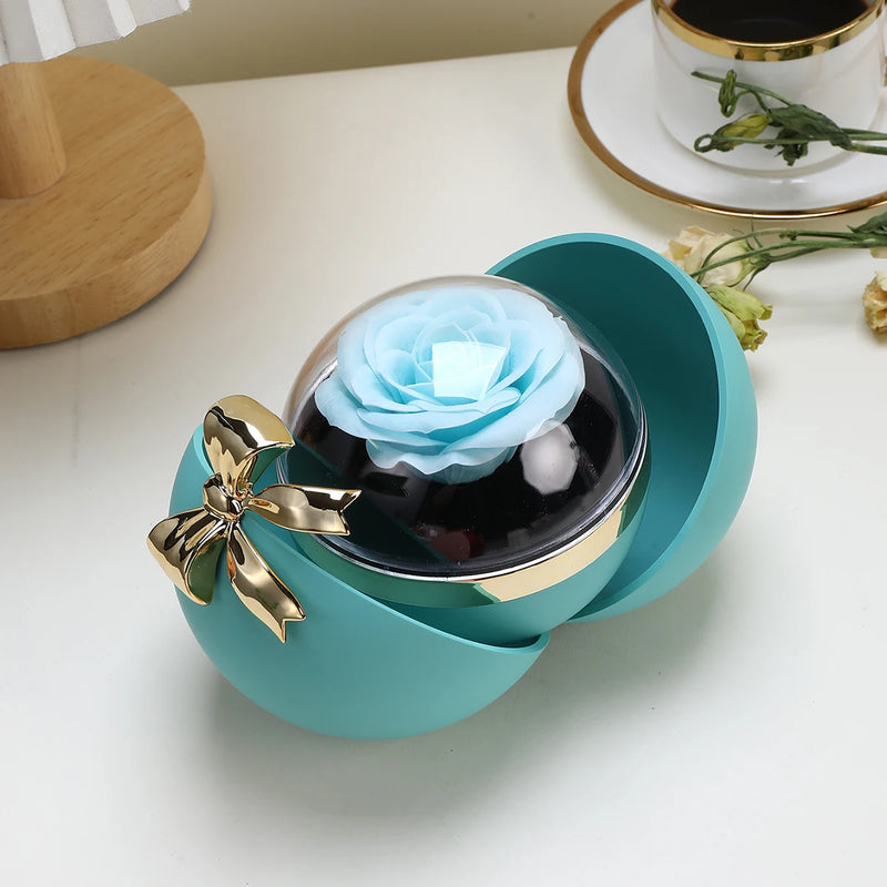 Boîte bague boule rose éternelle — vue 9