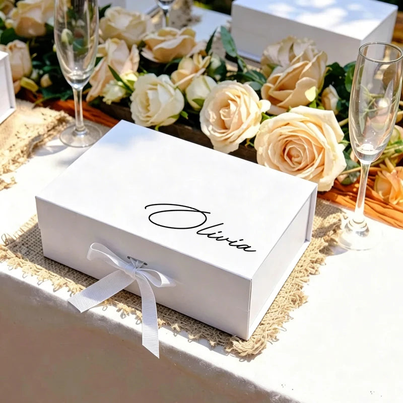 Coffret Cadeau Mariage Personnalisé avec Prénom