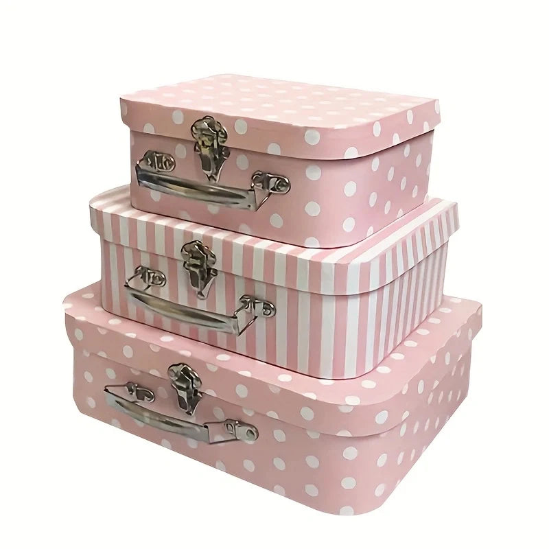 Urne Mariage Valise Vintage Trio