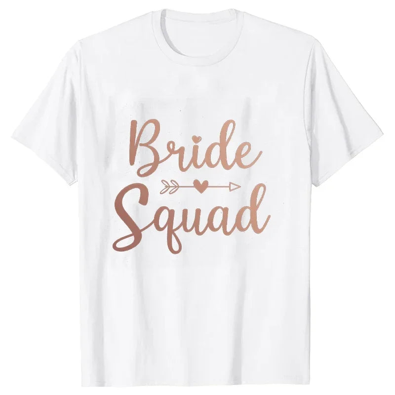 T-shirt EVJF cortège rose gold