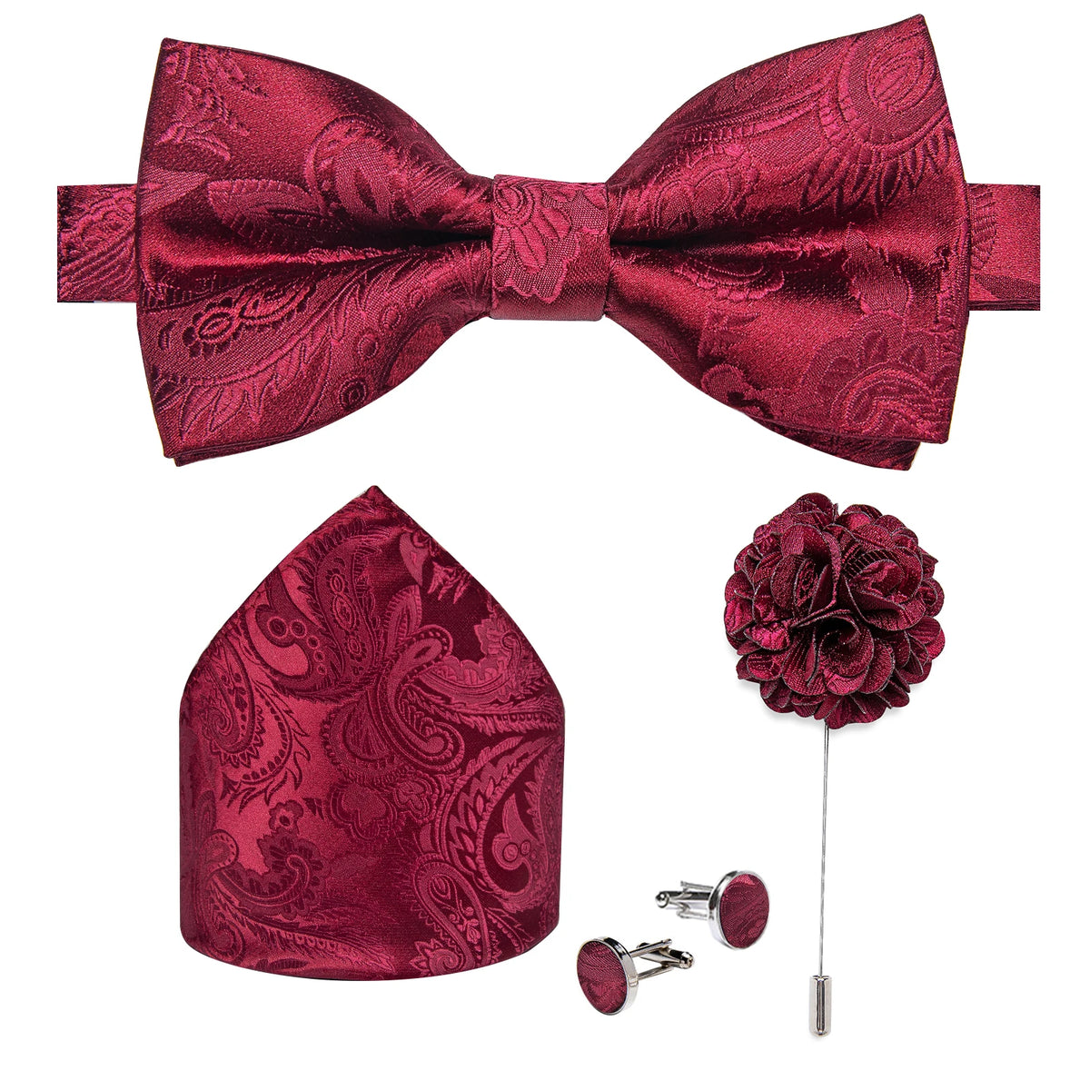 Nœud papillon mariage homme 4 pièces