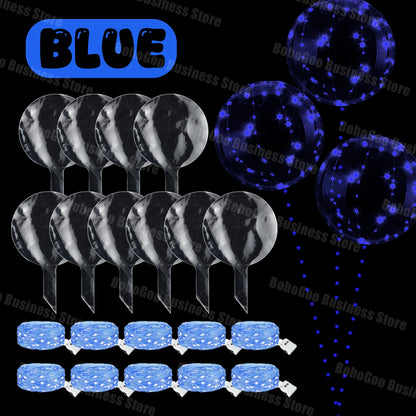 Ballons LED Transparents Mariage