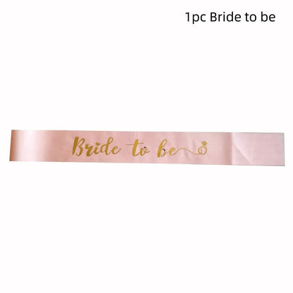 Écharpe EVJF Team Bride rose gold