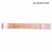 Écharpe EVJF Team Bride rose gold — vue 8
