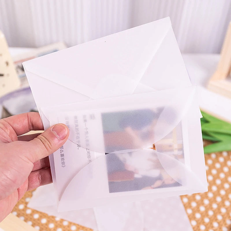 Enveloppes translucides pour faire-part mariage