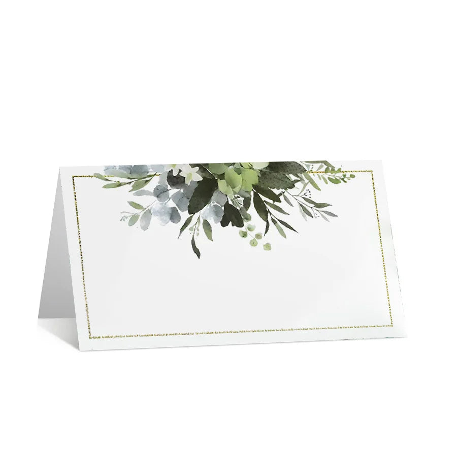 Marque-Places Mariage Feuillage Eucalyptus
