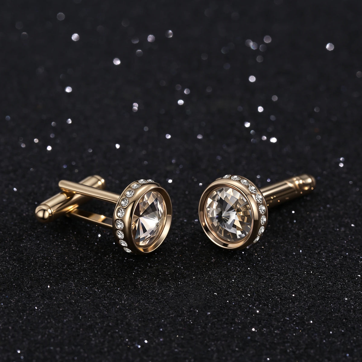Boutons de manchette cristal pour marié — vue 5