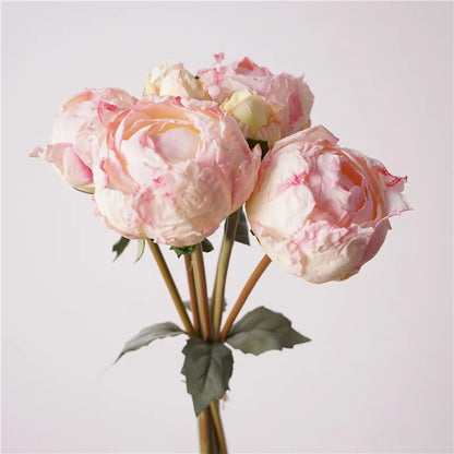 Bouquet de mariée pivoines rétro