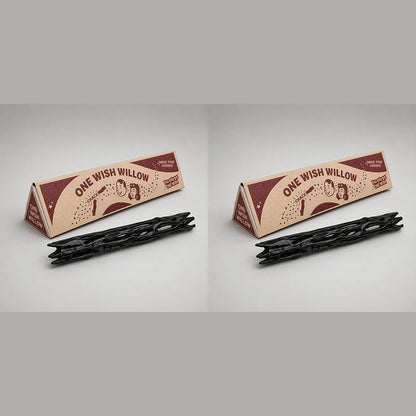 Bâton à souhait noir cadeau invité mariage