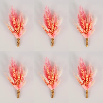 Lot de 6 boutonnières fleurs séchées — vue 9