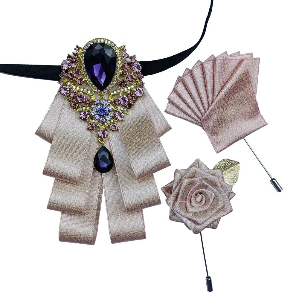 Nœud papillon mariage bijou et pochette — vue 15