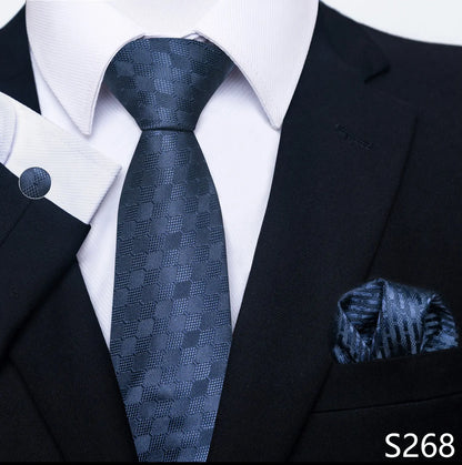 Coffret cravate mariage homme et pochette