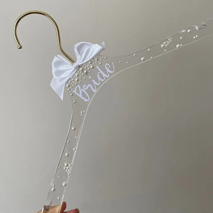 Cintre de mariée acrylique à perles — vue 5