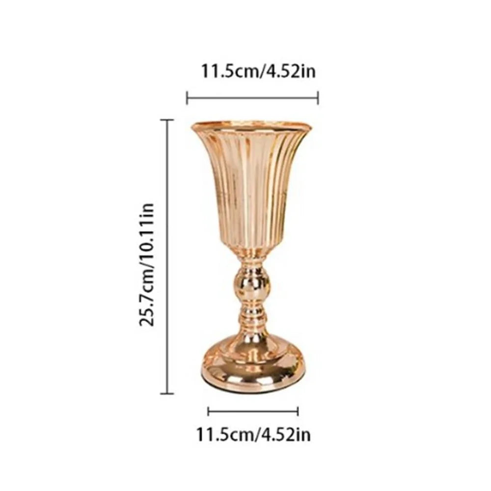 Vase Doré Centre de Table Mariage — vue 8