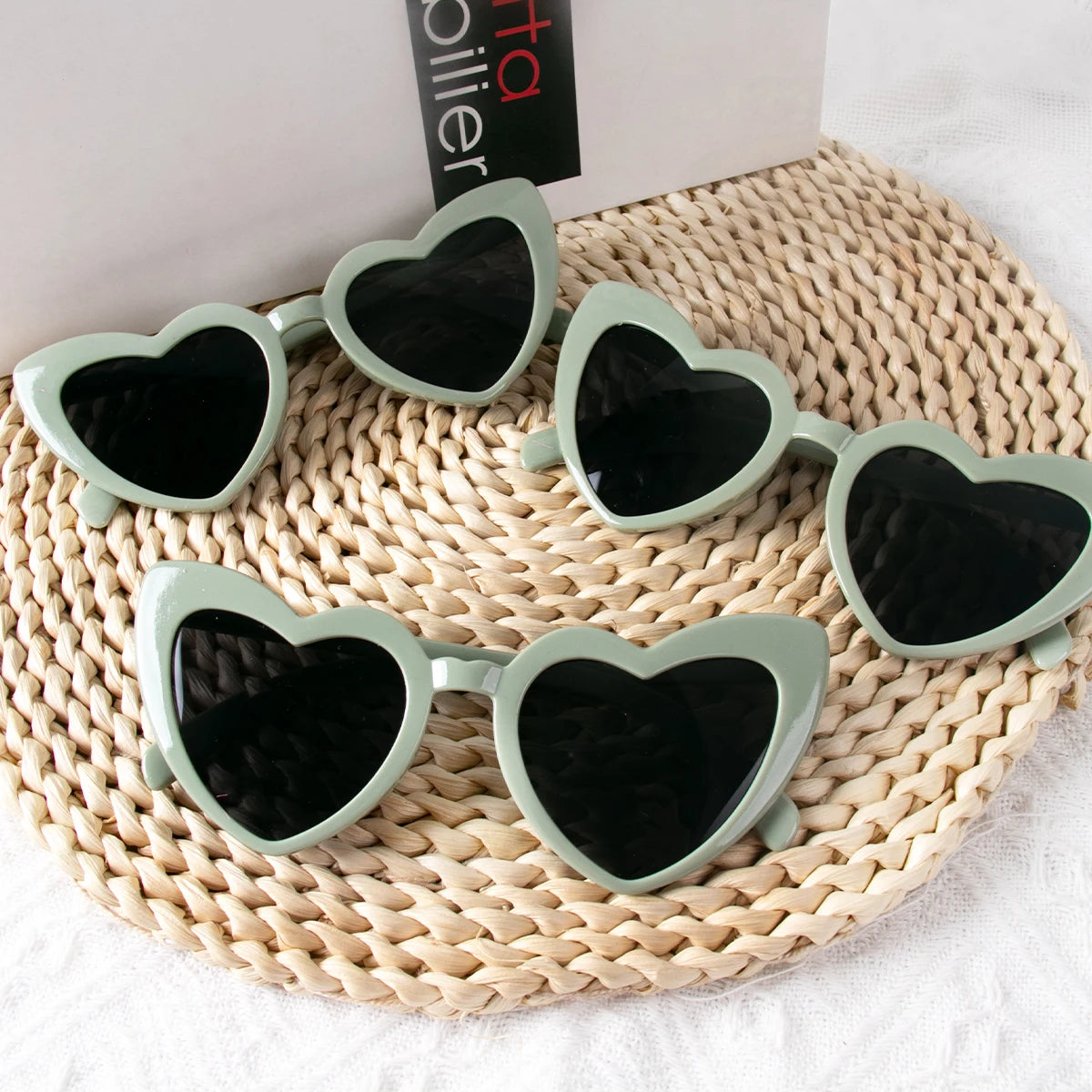 Lot lunettes cœur et chouchous EVJF
