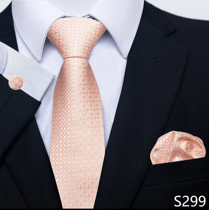 Coffret cravate mariage homme et pochette