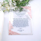Faire-part mariage acrylique transparent personnalisé