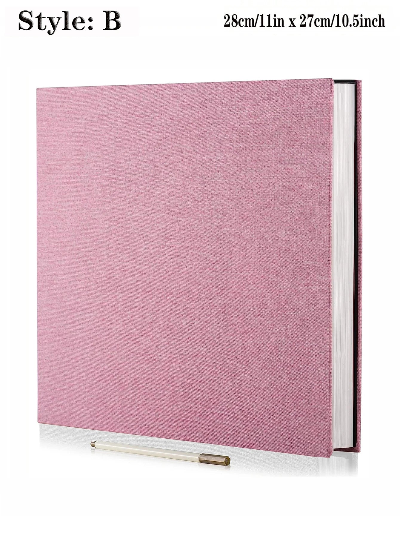 Album photo mariage scrapbook lin pages adhésives