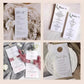 Papeterie Mariage Personnalisée Menus et Marque-Places