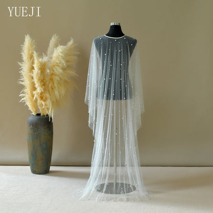 Étole de mariée en tulle perlé — vue 6