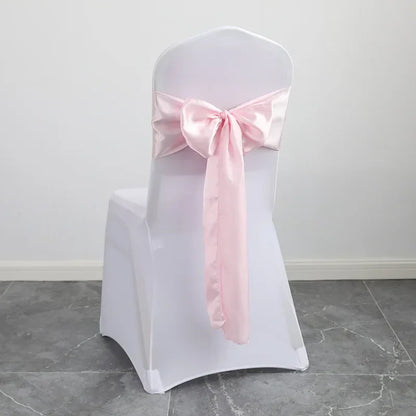Nœud de Chaise Mariage Satin Lot 10 ou 50