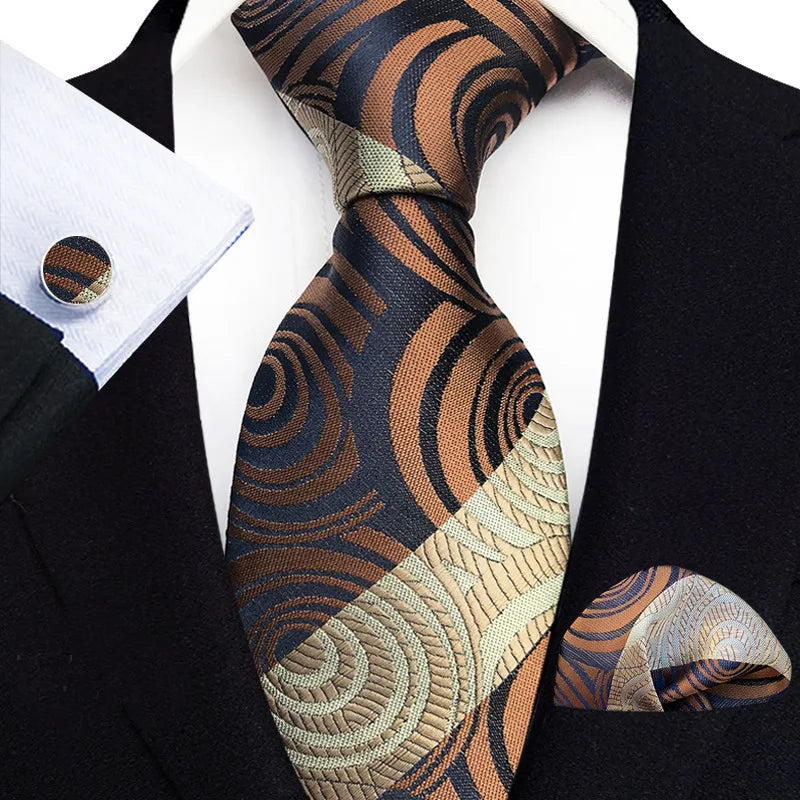 Cravate Mariage Jacquard Trois Pièces — vue 14