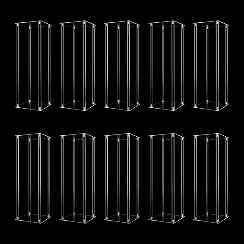 Colonne Centre de Table Mariage Acrylique Transparente