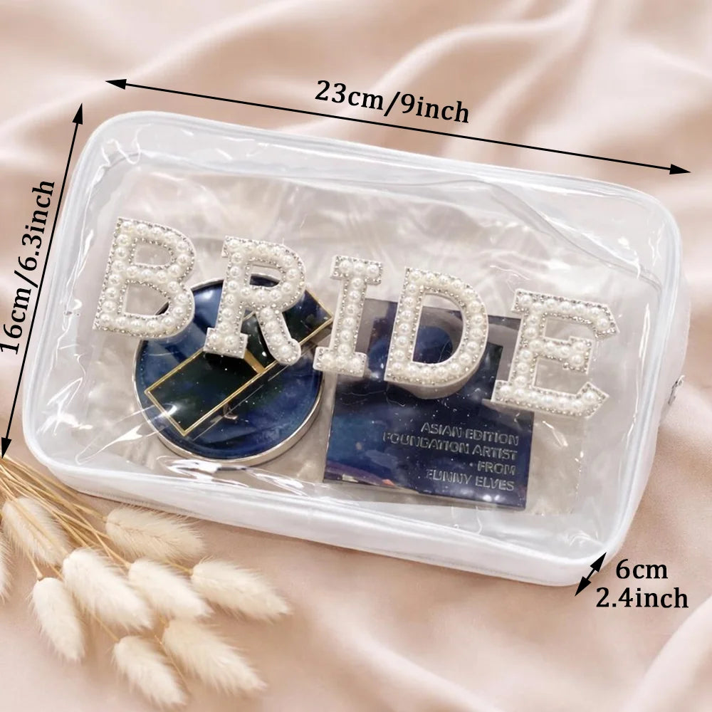 Trousse de Toilette Mariage Perlée