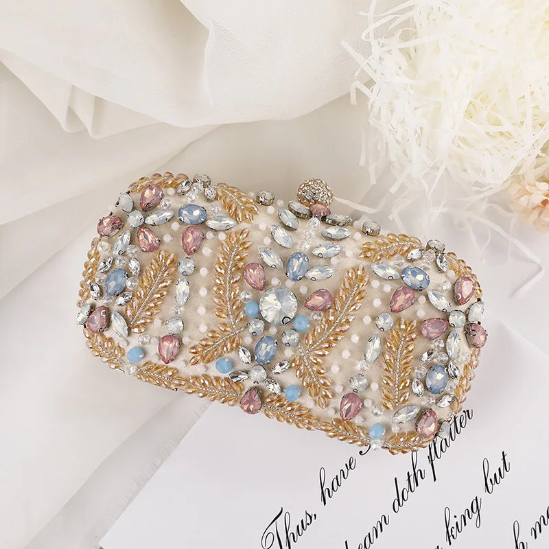Pochette de mariage luxe champagne — vue 4