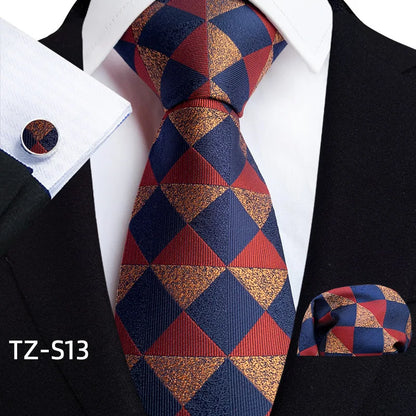 Cravate Mariage Homme et Pochette Assortie