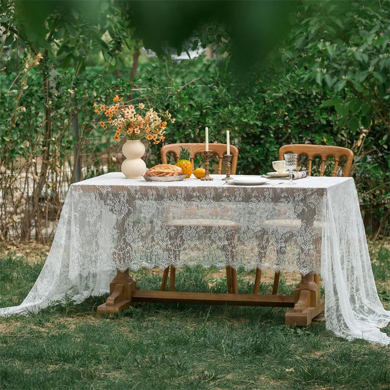 Nappe Dentelle Ajourée Mariage