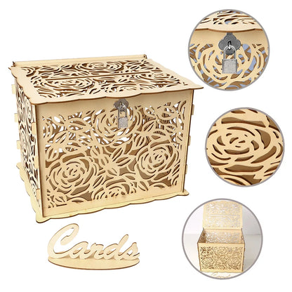 Urne Mariage Bois avec Serrure
