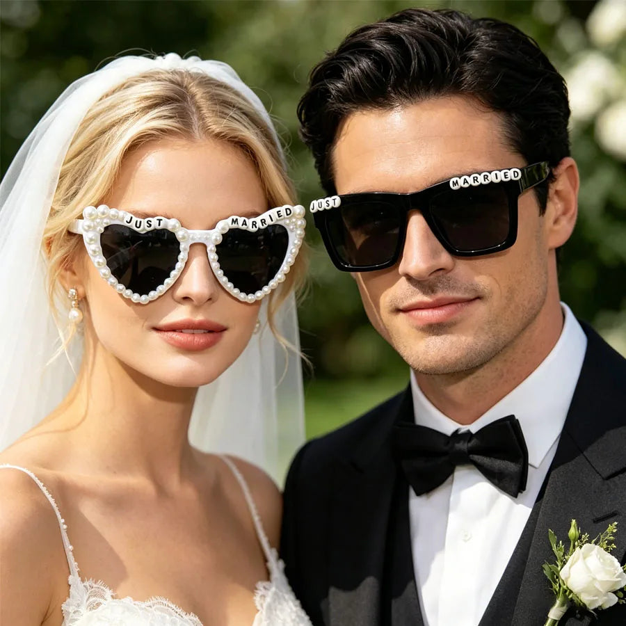 Lunettes Photobooth Mariage à Perles — vue 2