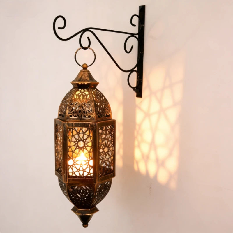 Lanterne mariage marocaine en fer — vue 4