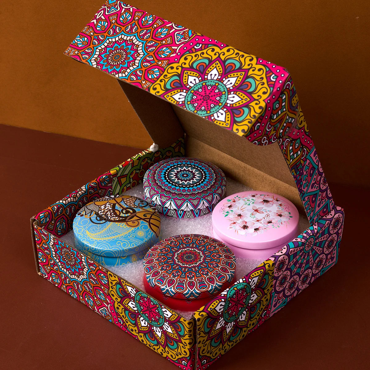 Coffret 4 Bougies Parfumées Mariage